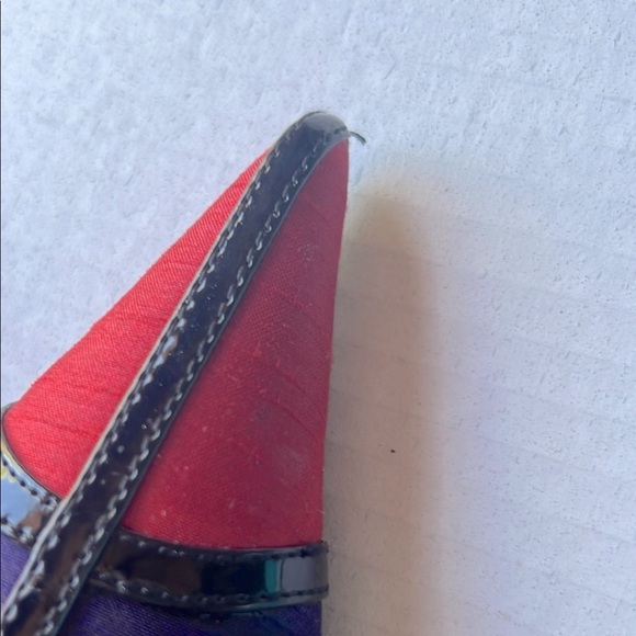 J.Renee Women's Red and Purple Strappy Heels - Picture 6 of 8